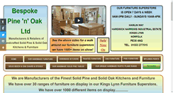 Desktop Screenshot of bespokepinenoakltd.com